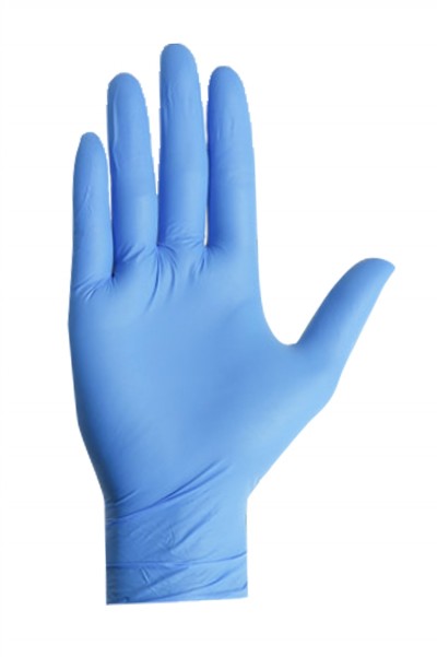 SKMG001 Online ordering disposable gloves catering high elasticity slip gloves supplier 100 PCs/box side view